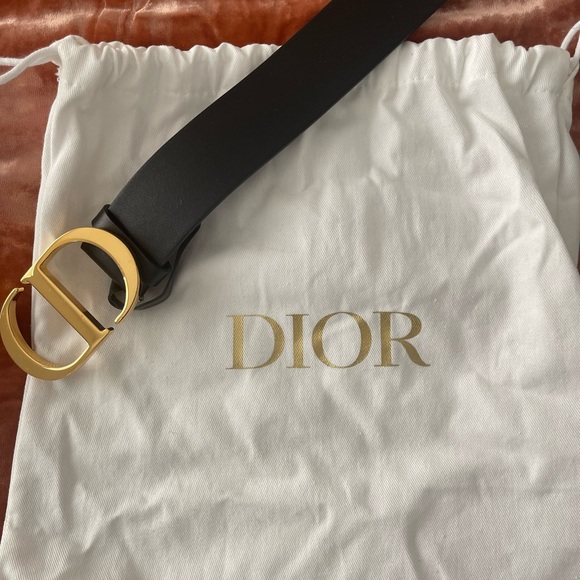 Christian Dior BLACK SMOOTH CALFSKIN, 35 MM belt - Picture 2 of 5